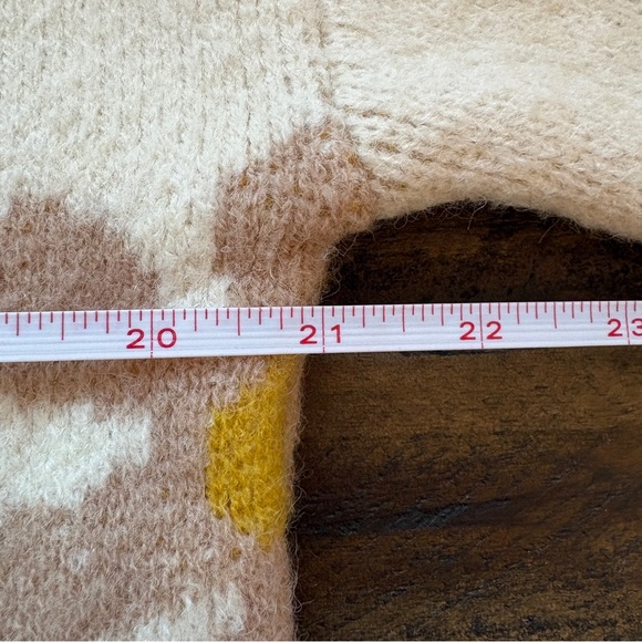 Industry Republic Clothing Retro Daisy Print Warm Cardigan Sweater Womens Medium - Picture 9 of 10